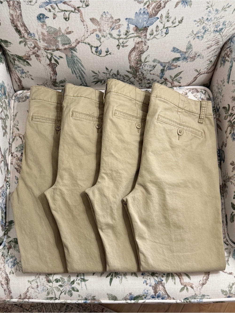Gap Kids Uniform Straight Khaki Pants (4 Pairs)